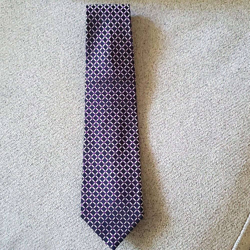 The Custom Shop, Purple Geometric Men's Tie